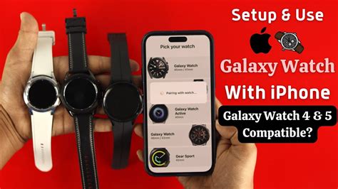 connect iphone to smart watch|pair samsung watch to iphone.